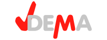Značka DEMA logo