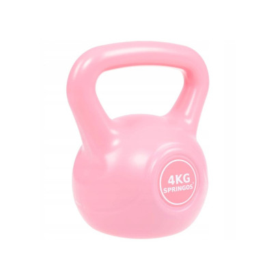 Kettlebell 4 kg ABS SPRINGOS ružový