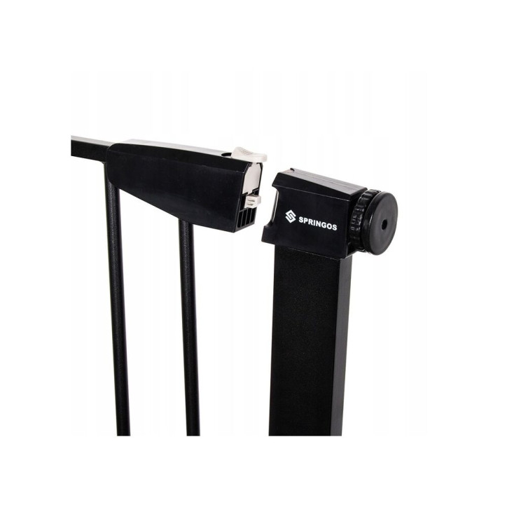 Detská zábrana nastaviteľná 75-117 cm SPRINGOS BabyLock čierna Detská zábrana nastaviteľná 75-117 cm SPRINGOS BabyLock čierna