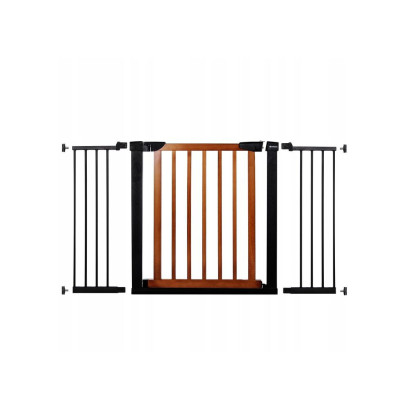 Detská zábrana nastaviteľná 75-138 cm SPRINGOS BabyLock hnedá