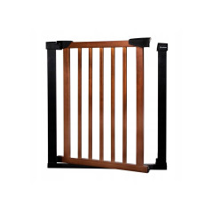 Detská zábrana nastaviteľná 75-138 cm SPRINGOS BabyLock hnedá