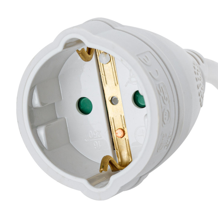 Predlžovací kábel IP20 H05VV-F 3G1,5 mm2 2 m Predlžovací kábel IP20 H05VV-F 3G1,5 mm2 2 m