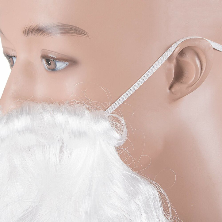 Fúzy Santa / Mikuláš 50 cm, biele Fúzy Santa / Mikuláš 50 cm, biele