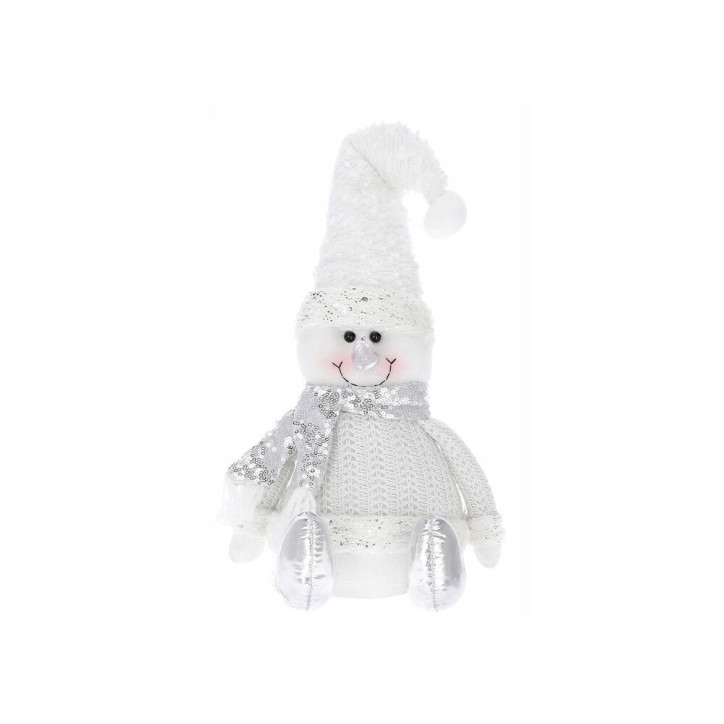 Vianočné Snehuliak 43 cm, biely Vianočné Snehuliak 43 cm, biely