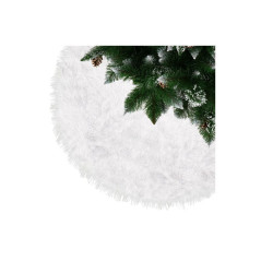 Koberec pod vianočný stromček 85 cm, biely