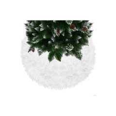 Koberec pod vianočný stromček 72 cm, biely