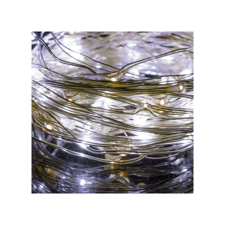 LED reťaz Nano Duo - 2m, 20LED, 2xAA, biela/žltá LED reťaz Nano Duo - 2m, 20LED, 2xAA, biela/žltá