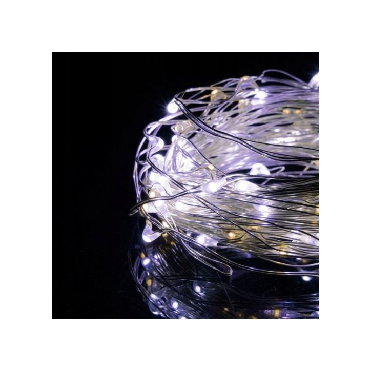 LED reťaz Nano Duo - 2m, 20LED, 2xAA, biela/žltá LED reťaz Nano Duo - 2m, 20LED, 2xAA, biela/žltá