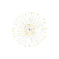 LED Hviezda Supernova - 40cm, 100LED, 8 funkcií, IP44, teplá biela