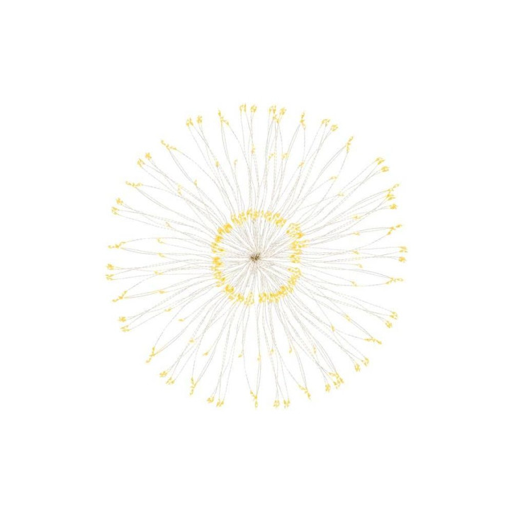 LED Hviezda Supernova - 40cm, 100LED, 8 funkcií, IP44, teplá biela LED Hviezda Supernova - 40cm, 100LED, 8 funkcií, IP44, teplá biela