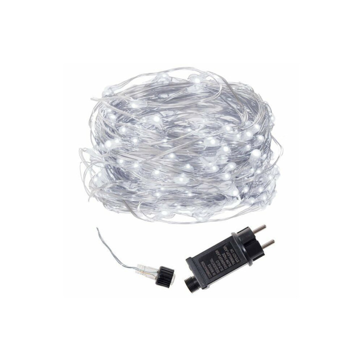 LED reťaz Nano - 30m, 300LED, 8 funkcií, IP44, studená biela LED reťaz Nano - 30m, 300LED, 8 funkcií, IP44, studená biela