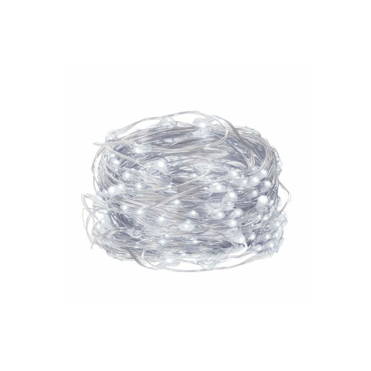 LED reťaz Nano - 30m, 300LED, 8 funkcií, IP44, studená biela LED reťaz Nano - 30m, 300LED, 8 funkcií, IP44, studená biela
