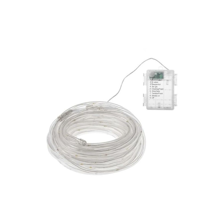 LED svetelná hadica - 5m, 50LED, 8 funkcií, 3xAA, IP44, multicolor LED svetelná hadica - 5m, 50LED, 8 funkcií, 3xAA, IP44, multicolor