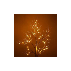 LED stromček Breza - 210cm, 144LED, IP44, teplá biela