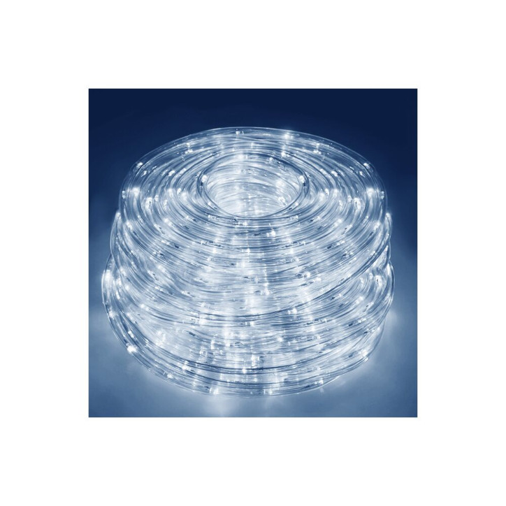 LED svetelná hadica - 10m, 240LED, 8 funkcií, IP44, studená biela LED svetelná hadica - 10m, 240LED, 8 funkcií, IP44, studená biela