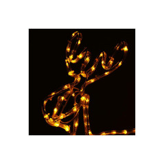 LED Sob so saňami - 130cm, 192LED, IP44, teplá biela