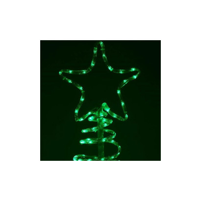 LED Vianočný stromček - 135cm, 192LED, IP44, zelená