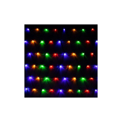 LED svetelná sieť - 2x2,6m, 160LED, 8-funkcií, IP44, multicolor