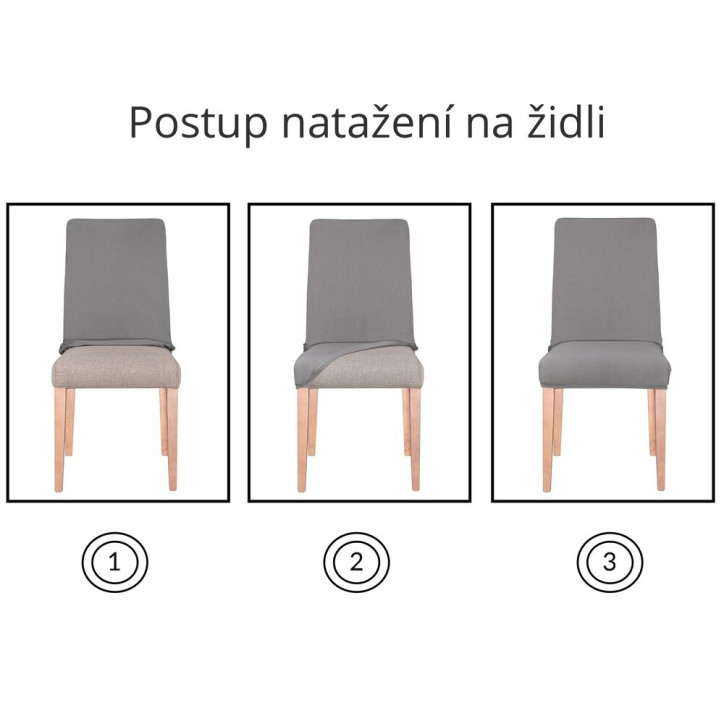 Poťah na stoličku elastický, béžový SPRINGOS SPANDEX Poťah na stoličku elastický, béžový SPRINGOS SPANDEX