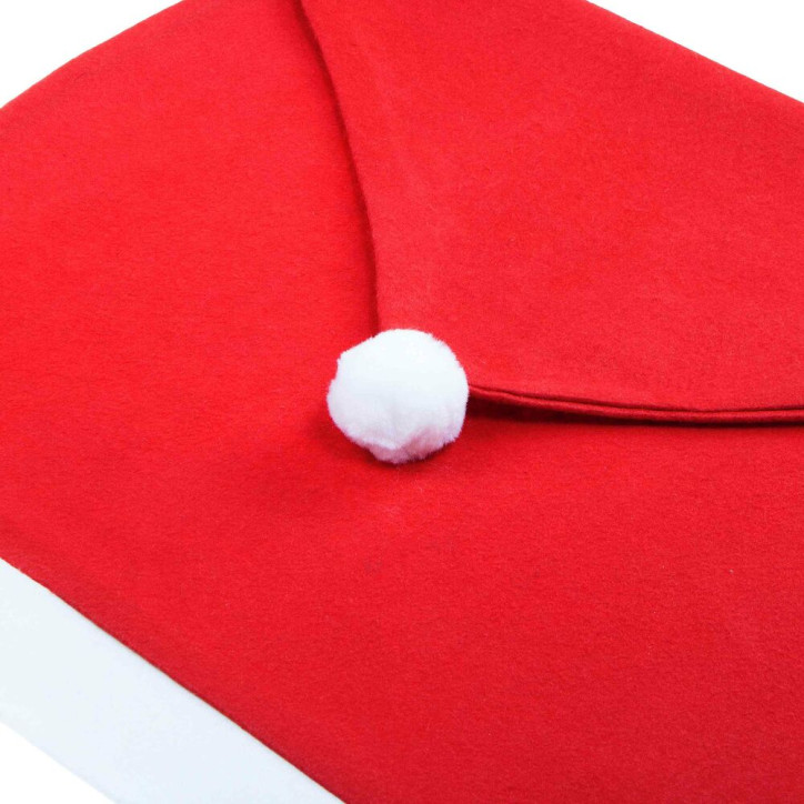 Vianočný prehoz na stoličke Santa Claus, červený Vianočný prehoz na stoličke Santa Claus, červený