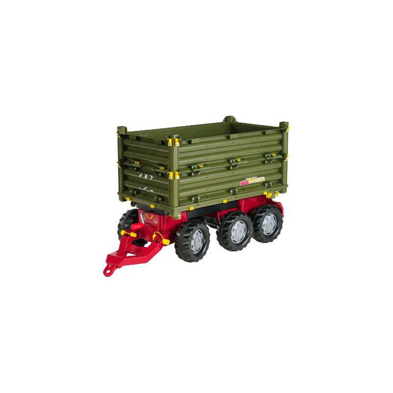 Rolly Toys trojosový sklápací príves Rolly Toys trojosový sklápací príves