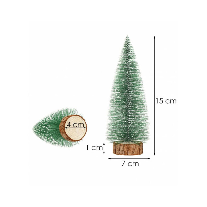 Vianočný stromček na kmienku 15 cm Vianočný stromček na kmienku 15 cm