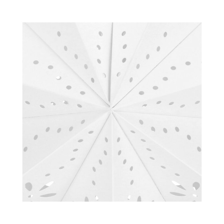 Vianočné ozdoby - Hviezda z papiera 50 cm, biela Vianočné ozdoby - Hviezda z papiera 50 cm, biela
