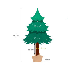Vianočný stromček Borovica diamantová na kmienku 220 cm