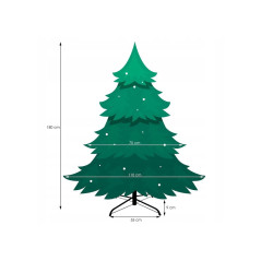 Vianočný stromček Smrek prírodný DELUXE 180 cm