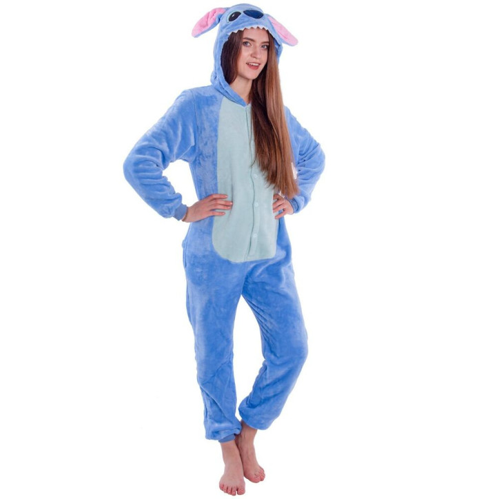Pyžamo Kigurumi Sticth modré, veľ. S SPRINGOS Pyžamo Kigurumi Sticth modré, veľ. S SPRINGOS