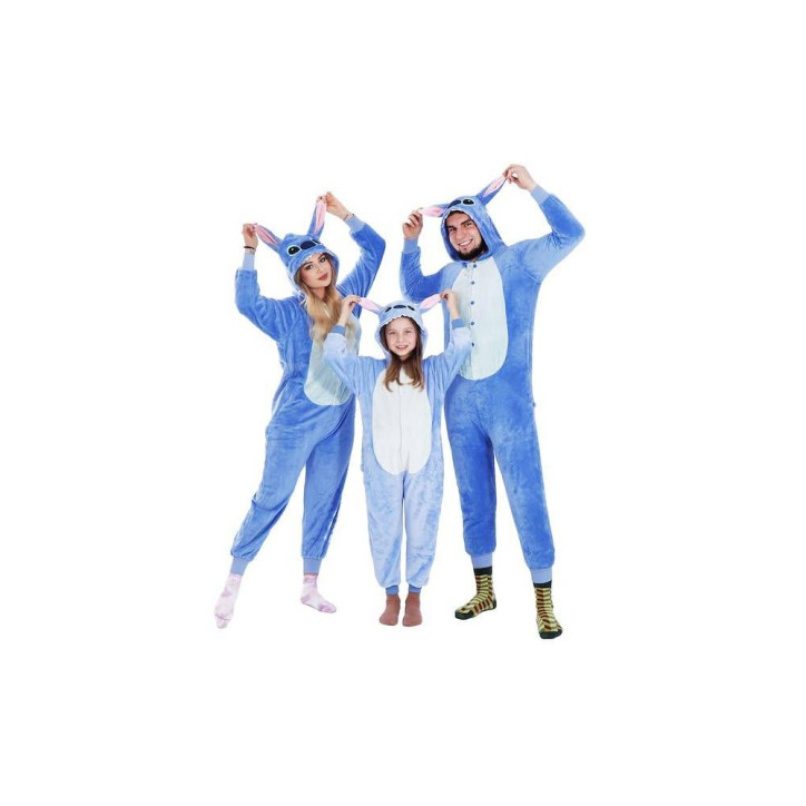 Pyžamo Kigurumi Sticth modré, veľ. S SPRINGOS Pyžamo Kigurumi Sticth modré, veľ. S SPRINGOS