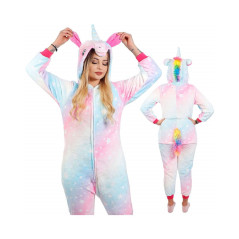 Pyžamo Kigurumi Jednorožec farebné, veľ. S PRINGOS
