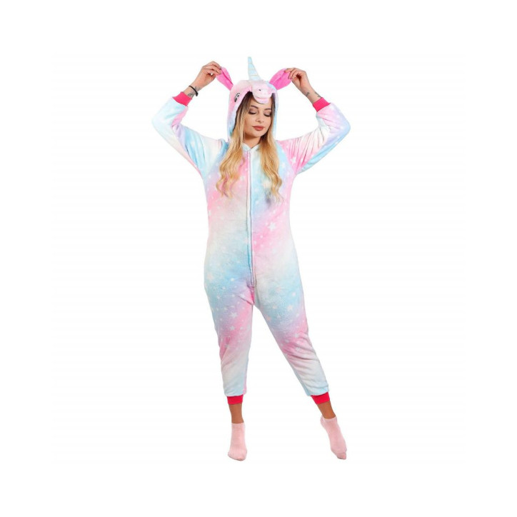 Pyžamo Kigurumi Jednorožec farebné, veľ. S PRINGOS Pyžamo Kigurumi Jednorožec farebné, veľ. S PRINGOS