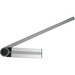 Uholník príložný hliníkový nastaviteľný, 750mm, šírka 35mm, 0-180°