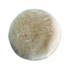 Rúno leštiace na suchý zips, 125mm, pravé ovčie rúno