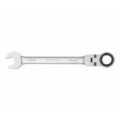 Kľúč očko-vidlicový s kĺbom, račňový, 72 zubov, 9mm