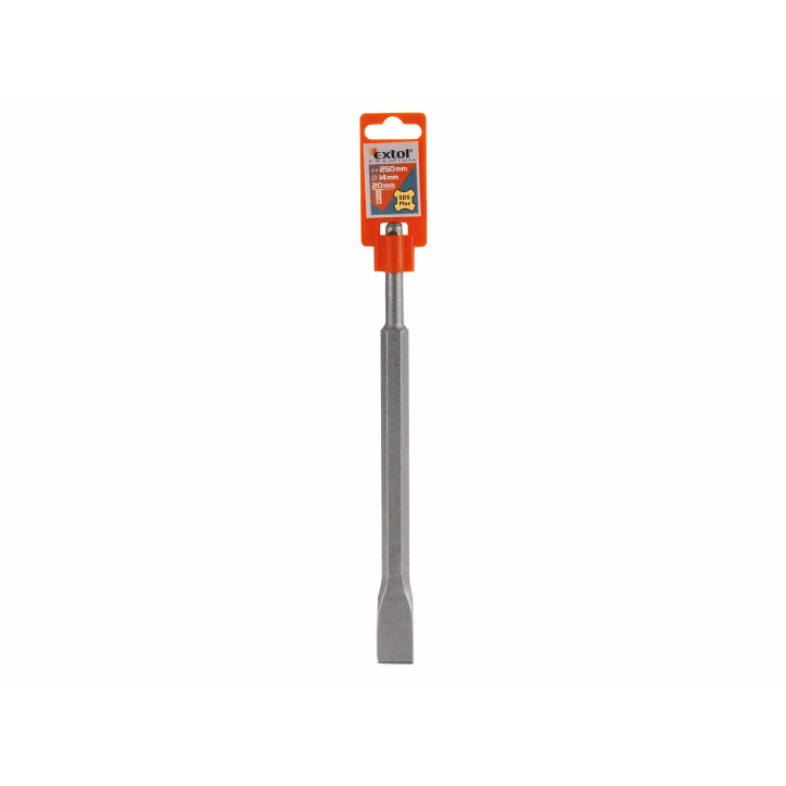 Sekáč plochý SDS-plus, 250mm, šírka 20mm