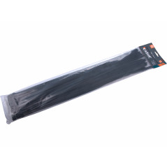 Pásky sťahovacie čierne, 7,6x540mm, 50ks, Ø150mm, 55kg