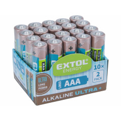 Batéria alkalická 20ks, 1,5V, typ AAA