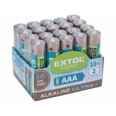 Batéria alkalická 20ks, 1,5V, typ AAA