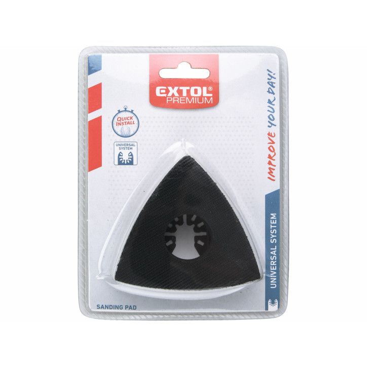 Držiak brúsnych delta výsekov 80mm, suchý zips na 417200,417221