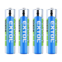 Batéria zink-chloridová 4ks, 1,5V, typ AAA