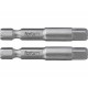 Adaptér na bity 1/4"x50 mm, 2 ks