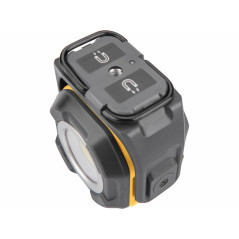 Svietidlo obojstranné nabíjateľné, 500lm/500lm, 3,7V/2Ah, otočné, magnet, hák, závit