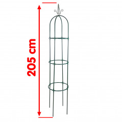 Záhradný obelisk na ruže a kvety XXL