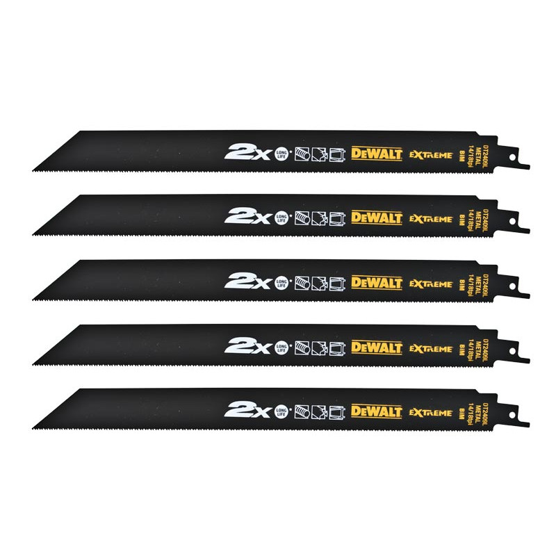 Pílový list Extreme 304 mm na tvrdé kovy pre chvostové píly, 5 ks