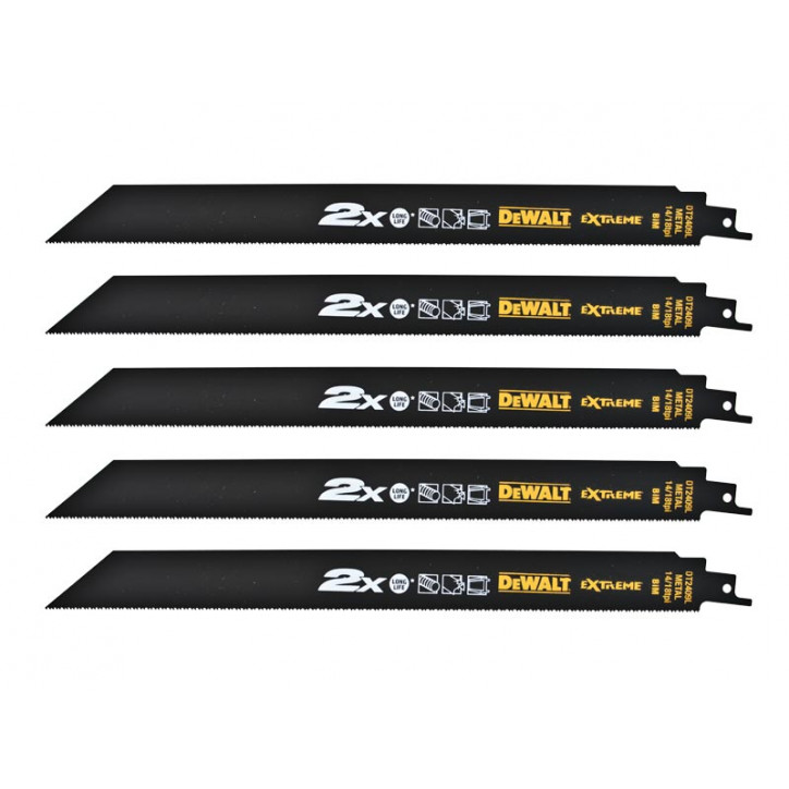 Pílový list Extreme 304 mm na tvrdé kovy pre chvostové píly, 5 ks