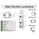 Plotový stĺpik GALAXIA ZN+PVC 60x40x1,5x2400, antracitový