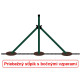 Stĺpik poplastovaný (BPL) ZN+PVC 48x1,5x1500, zelený