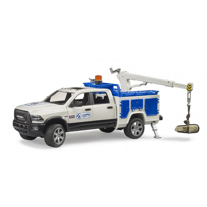 Servisné vozidlo RAM 2500 s otočným majákom 1:16 02509